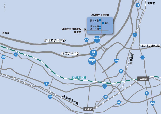沼津地図